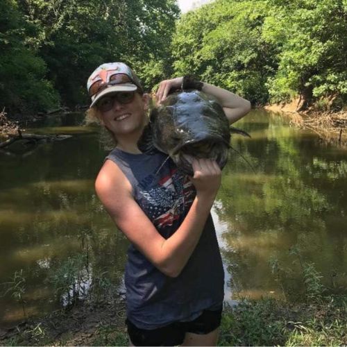 Fishing in Elk Falls, Kansas