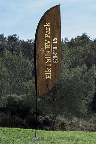 Elk Falls RV Park Flag